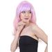 Long Women Wig | Wavy Pink and Purple Ombre Wig | Premium Breathable Capless Cap