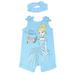 Disney Princess Cinderella Newborn Baby Girls Romper and Headband Newborn to Toddler