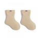 Baywell Toddler Crew Socks Mid Cut Kids Socks Mid Calf Toddler Socks Yellow 1-3Y