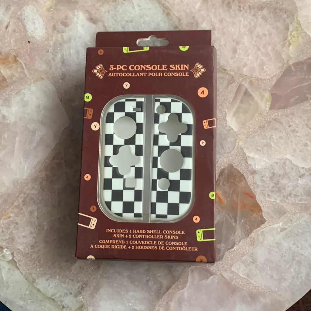 Urban Outfitters Video Games & Consoles | Nintendo Switch Console Skin | Color: Black/White | Size: Os