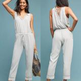 Anthropologie Pants & Jumpsuits | Cloth & Stone Anthropologie Grey Juliana Jumpsuit | Color: Gray | Size: S