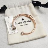 Kate Spade Jewelry | Kate Spade Lady Marmalade Open Cuff Bracelet | Color: Gold/White | Size: Os