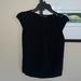 Zara Tops | Classic Zara Top! Small Size In Black With Elegant Tie And Button Snaps. | Color: Black | Size: S