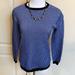 Zara Sweaters | - Zara Knit Sweater | Color: Black/Blue | Size: 4