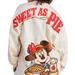 Disney Tops | Disney | Sweet Pie Spirit Jersey | Color: Cream/Red | Size: M