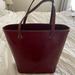 Kate Spade Bags | Kate Spade Top Handle Leather Tote In Deep Red Leather | Color: Red | Size: Os