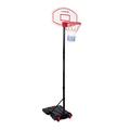 Dunlop Basketballkorb mit Ständer - Basketballkörbe 71 x 45 cm - Basketballständer - Einstellbare Höhe von 165CM Biz 205CM - Basketballkorb Outdoor - Basketball Hoop - Kunststoff - Schwarz