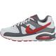 NIKE Men's Air Max Command Running Shoes, Grey Pure Platinum Gym Red Dk Grey Cool Grey White 049, 8.5 UK