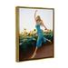 Stupell Industries Woman Running Through Rural Sunflower Meadow Field by Ziwei Li - Painting Canvas in Blue/Green/Yellow | Wayfair aq-027_ffg_24x30