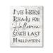 Stupell Industries Ready for Halloween Spooky Spider Webs by Daphne Polselli - Floater Frame Textual Art on Canvas in White | Wayfair