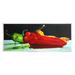 Stupell Industries Bold Modern Peppers Still Life Kitchen Vegetable Food by Cecile Baird - Graphic Art on MDF in Black/Brown/Green | Wayfair