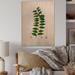 August Grove® Vintage London Plants VI - Unframed Painting on Wood in Brown/Green/Yellow | 20 H x 12 W x 1 D in | Wayfair