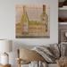 Red Barrel Studio® White Chardonnay Wine Bottles - Unframed Painting on Wood in Brown/Gray/Green | 16 H x 16 W x 1 D in | Wayfair