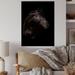 Ebern Designs Silhouette of Horse & Girl - Unframed Painting on Wood in Black/Brown/Gray | 12 H x 8 W x 1 D in | Wayfair