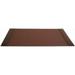 Rustic Leather 34x20 Desk Pad with Side Rails