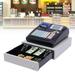 Loyalheartdy Electronic Cash Register USB POS Syetem 48 Keys 8 Digital LED Display Casher Cash Management System w/Drawer Box for Retail