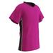 CHAMPRO Header Lightweight Soccer Jersey Youth X-Large Fuchsia Black Highlights White Trim