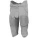 Youth Integrated 7 Piece Pad Pant Grid Iron Silver - 2XL