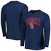 Men's Concepts Sport Heather Navy St. Louis Cardinals Inertia Raglan Long Sleeve Henley T-Shirt