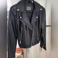 Levi's Jackets & Coats | Levis Faux Leather Moto Jacket | Color: Black | Size: S
