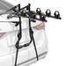 Costway 3-Bike Trunk Mounted Bike Rack Bike Carrier Rack for Sedan Hatchback Minivan SUV