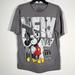 Disney Shirts | Disney Store Men’s Size Medium Mickey Mouse Spell Out New York Short Sleeve Tee | Color: Tan | Size: M