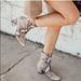Free People Shoes | Free People Cecile Ankle Boot Snakeskin Size 36 | Color: Black/White | Size: 36