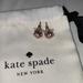 Kate Spade Jewelry | Kate Spade Rose Gold Diamond Ball Earrings Studs | Color: Gold/Pink | Size: Os