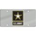 United States Army Military Premium Laser Cut Tag License Plate Mirrored Acrylic Inlaid 6x12 Inch