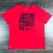 Nike Shirts | Nike Just Do It Men’s Dri-Fit Graphic Logo Athletic T-Shirt Size Xl - Red | Color: Red | Size: Xl