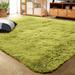 Lochas Soft Modern Area Rugs Fluffy Carpets for Living Room Bedroom Indoor Home Decor Nursery Rug 4 X6 Grass Green