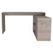 HomeRoots 477847 Contemporary & Professional Home Office Desk Light Grey