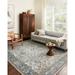 Loloi II Bianca Collection BIA-05 Dove / Multi Traditional Area Rug 18 x 18 Sample Swatch