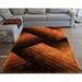 Light Orange Dark Orange Colors 8â€™x10â€™ Feet Shag Shaggy 3D Fuzzy Furry Decorative Designer Modern Contemporary Area Rug Carpet Rug Indoor Bedroom Living Room Hand Woven Plush Soft Fluffy Fuzzy Furry