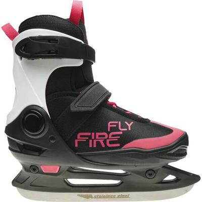 FIREFLY Kinder Eishockeyschuhe Alpha Soft III ADJ G, Größe 37 in BLACK/WHITE/PINK