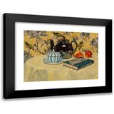 Georges Emile Lebacq 24x18 Black Modern Framed Museum Art Print Titled - The Black Teapot (The Black Teapot) (1924)