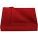 1200 Thread Count 3 Piece Flat Sheet ( 1 Flat Sheet + 2- Pillow cover ) 100% Egyptian Cotton Color Burundy Solid Size Twin