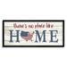 Stupell Industries Patriotic There s No Place Like Home Phrase Americana 30 x 13 Design by Natalie Carpentieri