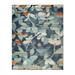 Superior Mahonia Leaf and Vine Indoor Area Rug 8 x 10 Blue