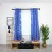 Curtains 1 PCS Vines Leaves Tulle Door Window Curtain Drape Panel Sheer Scarf Valances Shower Curtain Bathroom Decor Rugs Towels Accessories Mat Storage