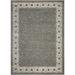 Vitaly Milfred Area Rug 3743 Traditional Grey Scrolls Petals 2 2 x 7 7 Rectangle