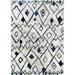 Mayberry Rug PC6131 5X8 5 ft. 3 in. x 7 ft. 3 in. Pacific Sputnik Area Rug Cream