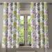 Ambesonne Floral Grommet Curtain Rose Petals Sakura Lily 50 x 54 Fern Green Pale Pink