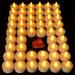 Long-Lasting Flameless Tealight Candles [50 Pack] - Battery-Operated Realistic Flickering Tea Lights