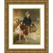 George Elgar Hicks 19x24 Gold Ornate Framed and Double Matted Museum Art Print Titled - The Children of Sir H. Hussey Vivian (1883)