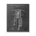 Stupell Industries Motor Vehicle Motorcycle Patent Text Blueprint Diagram Canvas Wall Art 30 x 40 Design by Karl Hronek