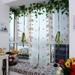 Blackout Curtains Shower Curtain Liner Hooks Window Strawberry flower Tulle Product Quality Screens Finished Home Decor
