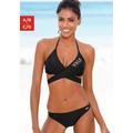 Triangel-Bikini VENICE BEACH Gr. 42, Cup C/D, schwarz Damen Bikini-Sets Ocean Blue