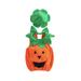 Huakaishijie Newborn Halloween Pumpkin Cute Set Toddler Tie-up Sleeveless Tank Tops + Hat Cosplay Costumes