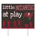 Tampa Bay Buccaneers 24" x 18" Little Fans At Play Yard Sign